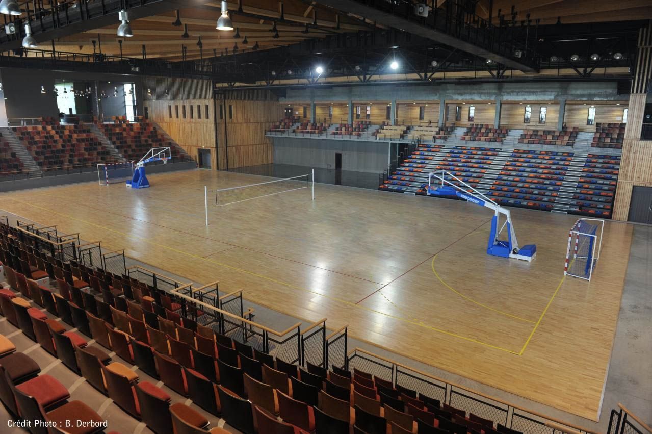 Grande hall de l'Acclameur en configuration sport