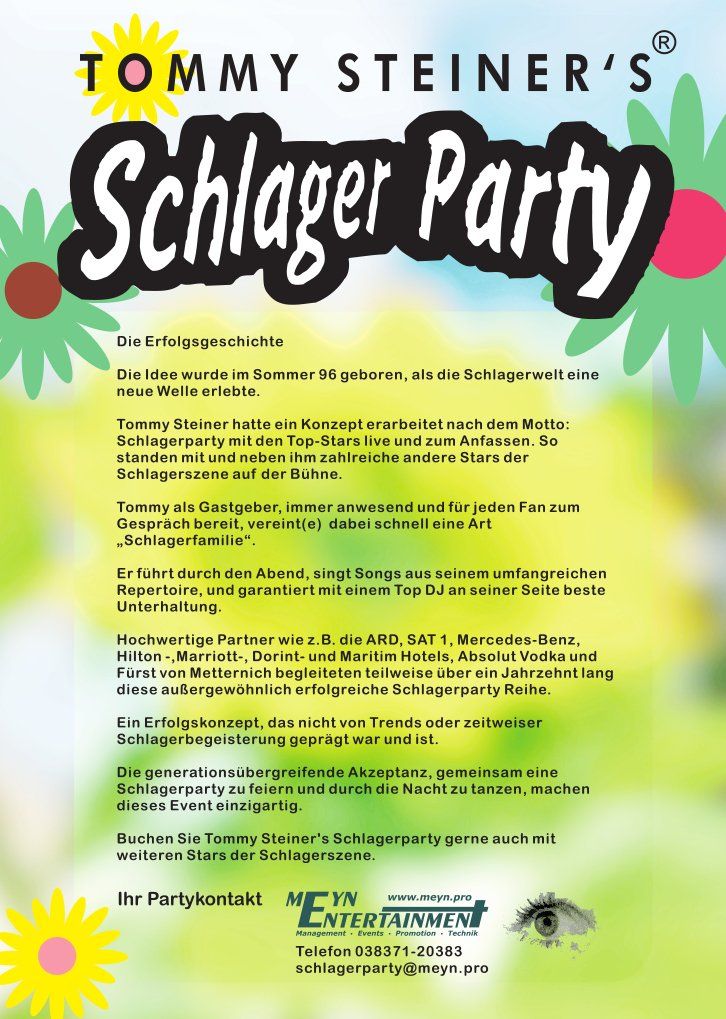 Tommy Steiner´s Schlagerparty