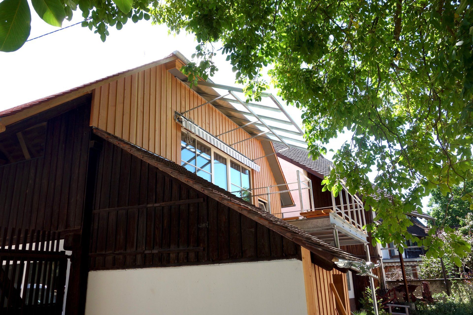 Sutter + Kury Architekten, Denkmal, Bärenbad Grunern Farrenstall, Gartenansicht