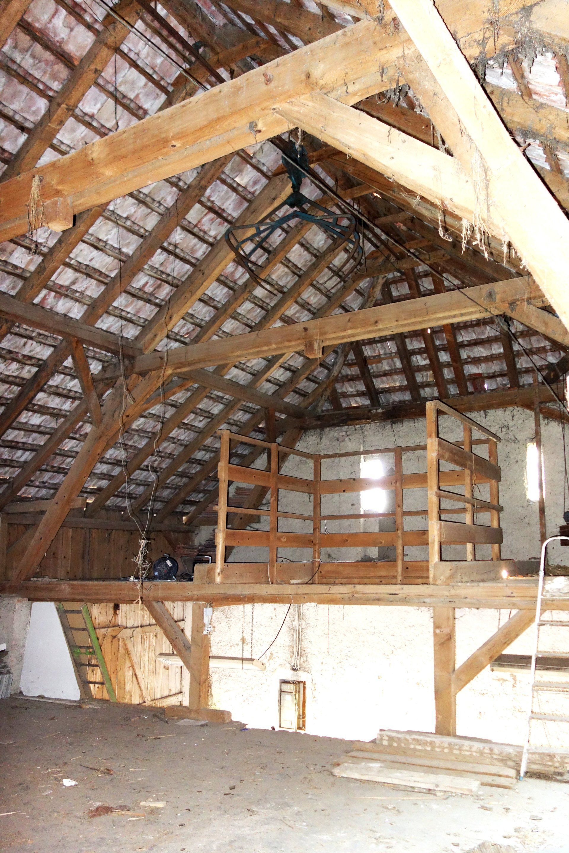 Sutter + Kury Architekten, Denkmal, Bärenbad Grunern Farrenstall, Bestand Innen