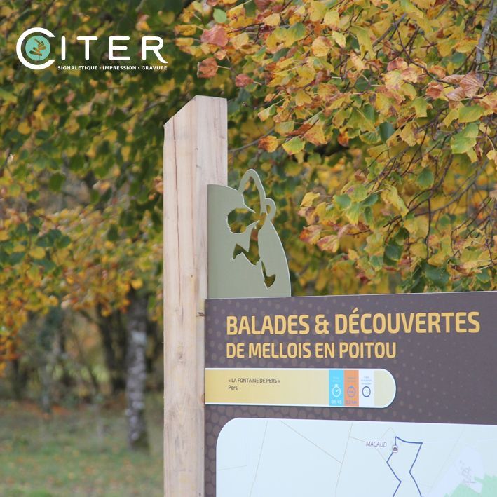 Portique plan de sentier