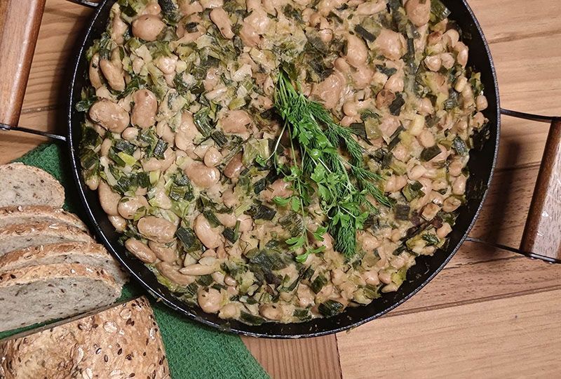 Bohnen-Lauch-Pfanne Bohnen-Lauch-Pfanne