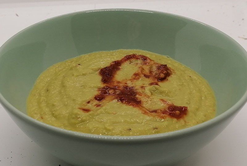 Erbsenguacamole