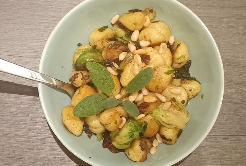 Gnocchi-Rosenkohl-Pfanne