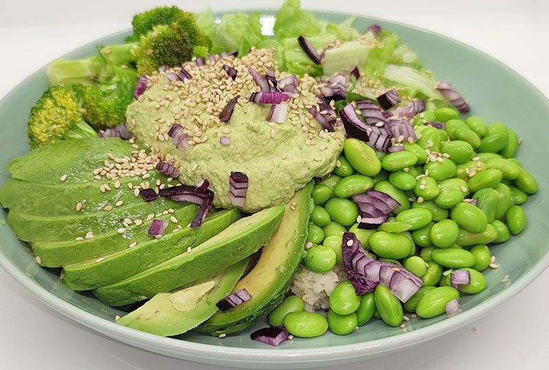 Grüne Gemüsebowl Grüne Gemüsebowl