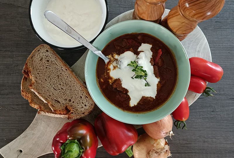 Herzhafter Rindfleisch-Eintopf