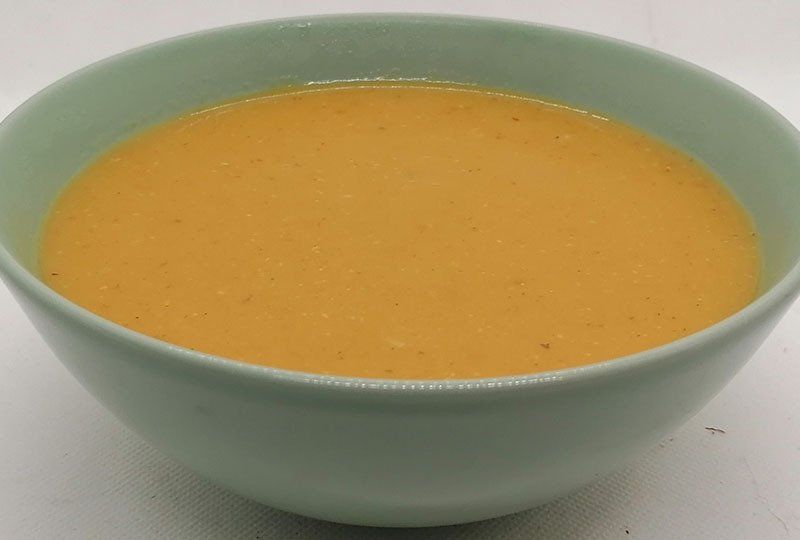 Karotten-Curry-Linsensuppe