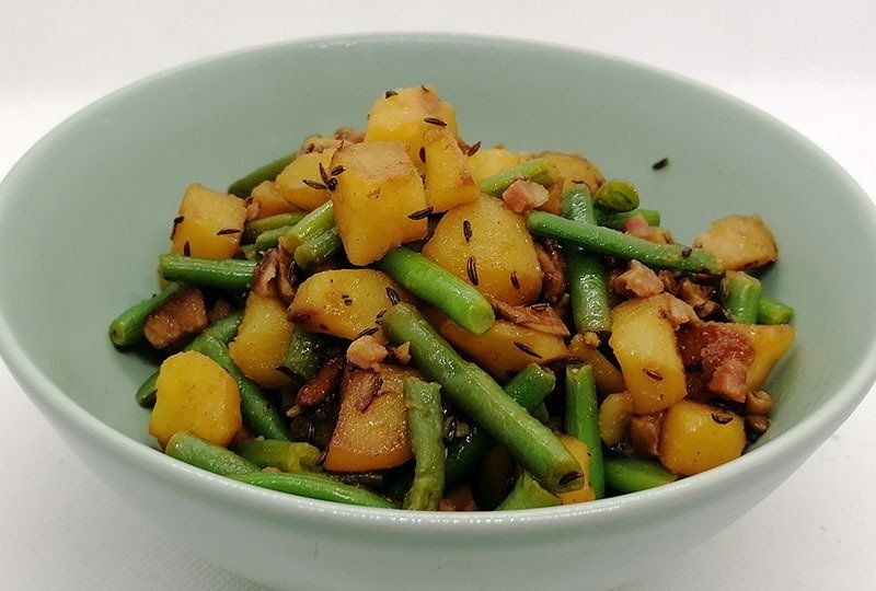 Kartoffel-Bohnen-Pilz-Pfanne Kartoffel-Bohnen-Pilz-Pfanne