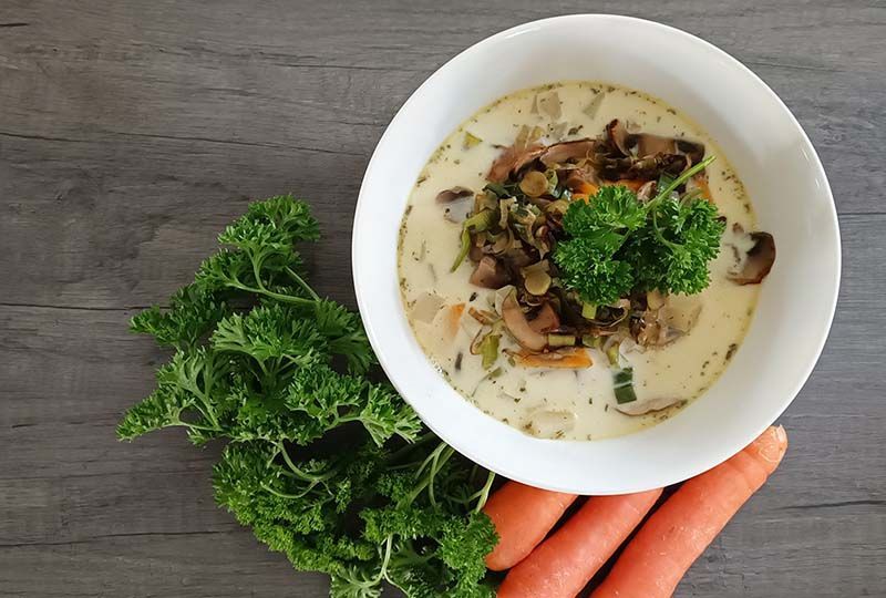 Kohlrabicremesuppe Kohlrabicremesuppe