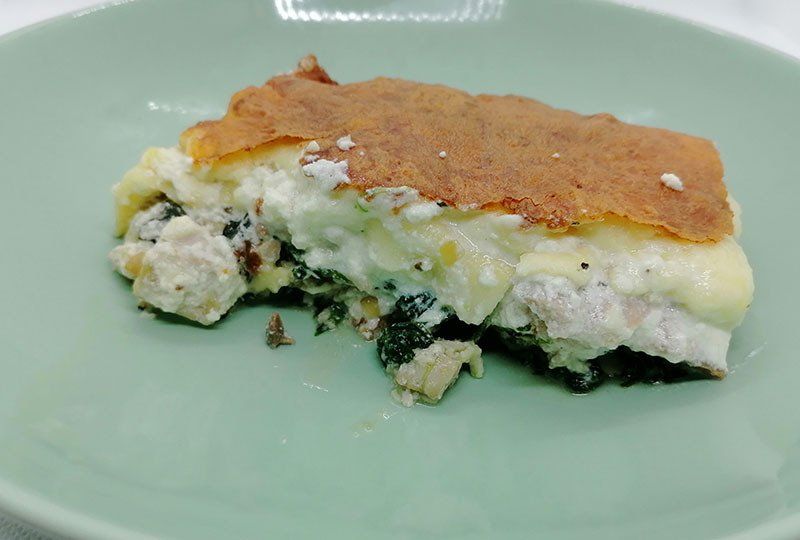 Lachs Spinat Lasagne