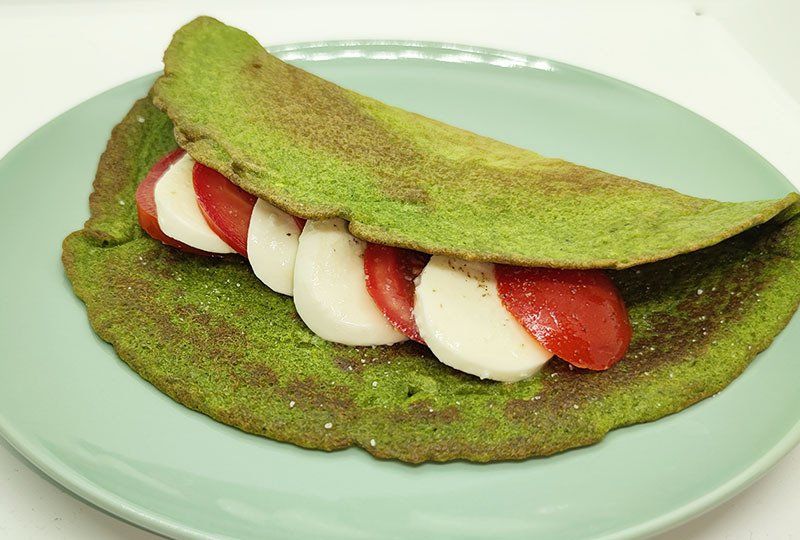 Mangold Pfannkuchen Mangold Pfannkuchen