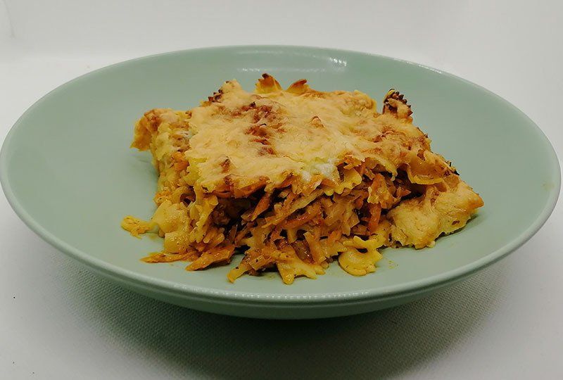 Nudelauflauf mit Karotten und Sellerie Nudelauflauf mit Karotten und Sellerie