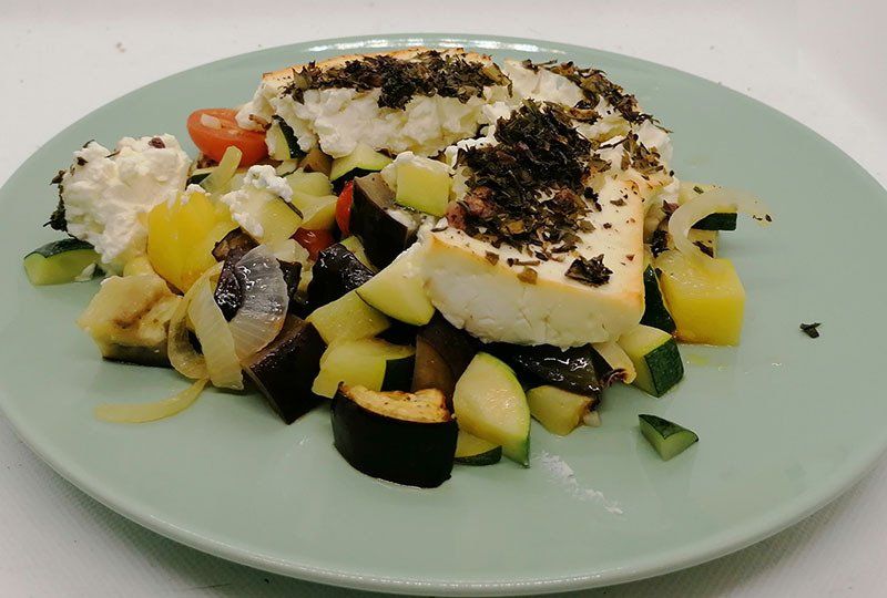 Ofengemüse mit Feta Ofengemüse mit Feta