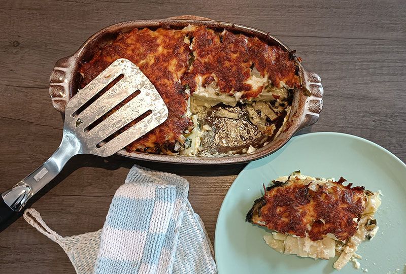 Pastinaken-Mangold-Gratin Pastinaken-Mangold-Gratin