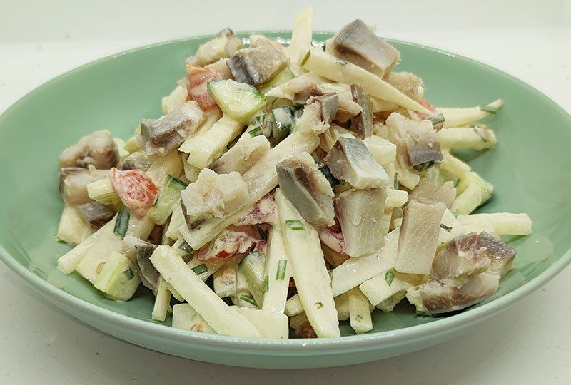 Rettichsalat mit Matjes