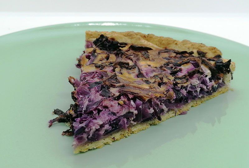 Rotkohlquiche Rotkohlquiche