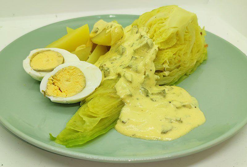Spitzkohl in Senfsauce Spitzkohl in Senfsauce