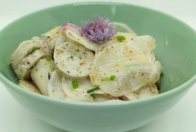 Weißwurstsalat Weißwurstsalat