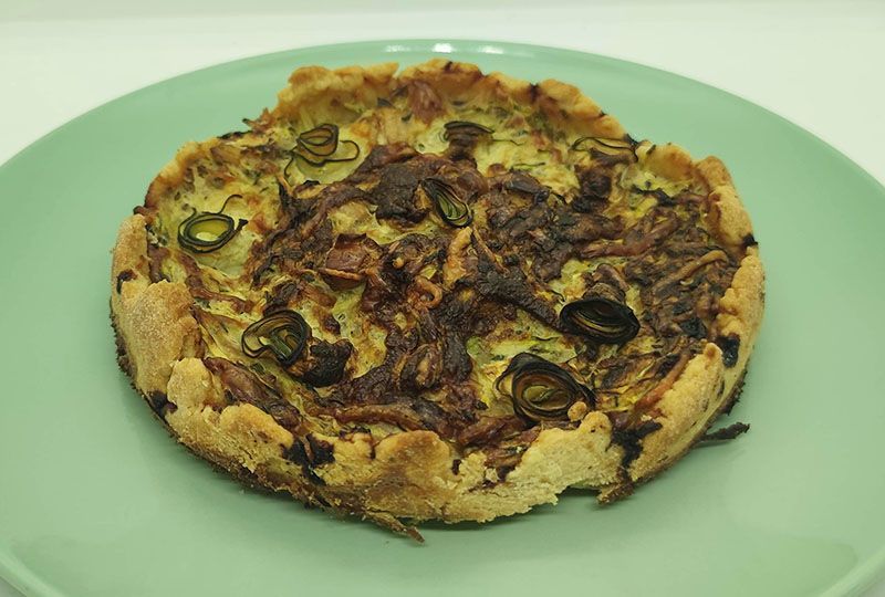 Zucchini-Käse-Tarte