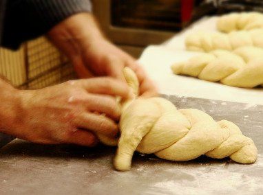 Shaping Challah ©Flying Squirrel Bakery Cafe, LLC