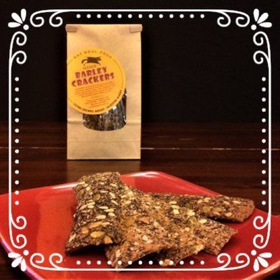 Seeded Barley Crackers Seeded Barley Crackers ©Flying Squirrel Bakery Cafe, LLC