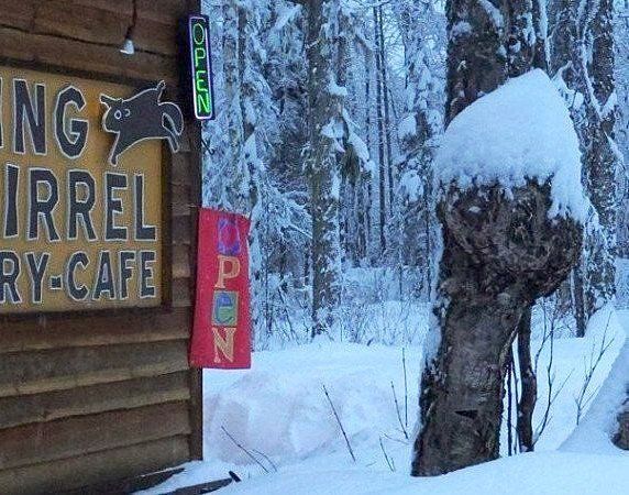 Open year round even when there's lots of snow! ©Flying Squirrel Bakery Cafe, LLC