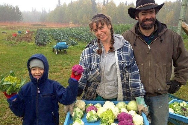 Our Talkeetna family farm Birch Creek Ranch Proudly featuring produce from our Talkeetna family farm ©Flying Squirrel Bakery Cafe