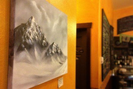 Monthly art shows. Art by Tom Robinson. Montly art shows. Art by Tom Robinson ©Flying Squirrel Bakery Cafe, LLC