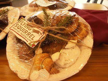 Christmas cookie plate ©Flying Squirrel Bakery Cafe, LLC