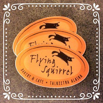 Squirrel Stickers Squirrel Stickers ©Flying Squirrel Bakery Cafe, LLC