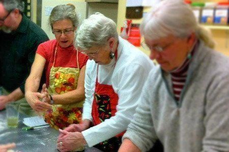 Bread class in the Kitchen at Flying Squirrel Bread class in the kitchen at Flying Squirrel. ©Flying Squirrel Bakery Cafe, LLC