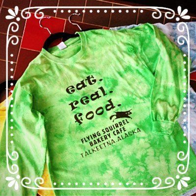 Unisex Long Sleeve Tie Dye ©Flying Squirrel Bakery Cafe
