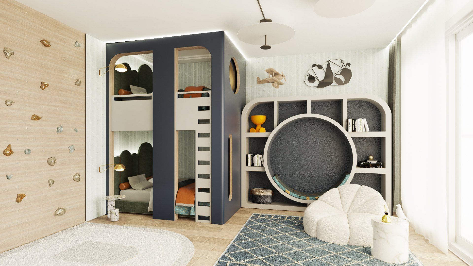 Ria-Romano Interior Architecture-children bedroom-bedroom design-boys bedroom-modern-interior