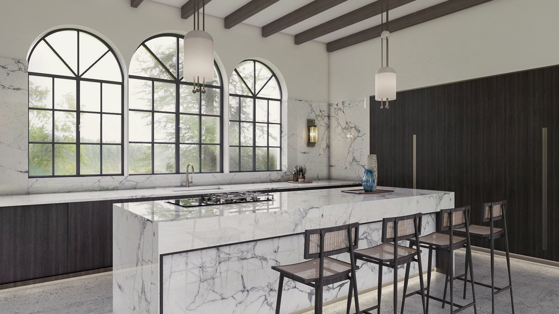 luxury kitchen by Romano interior architecture