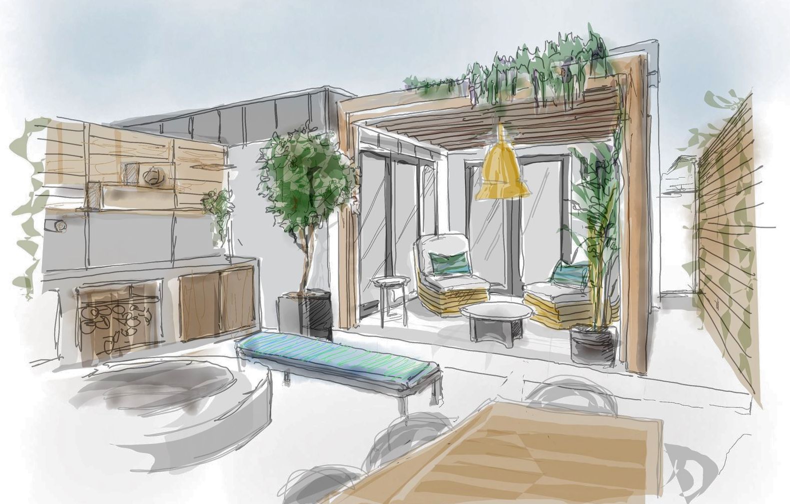 Luxury outdoor design. GARDEN DESIGN