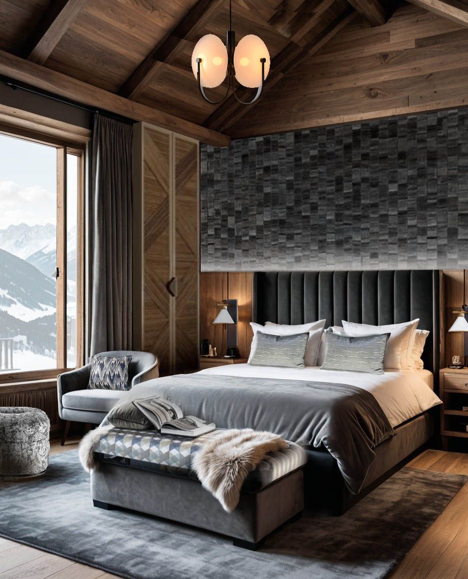 Ski chalet bedroom project
