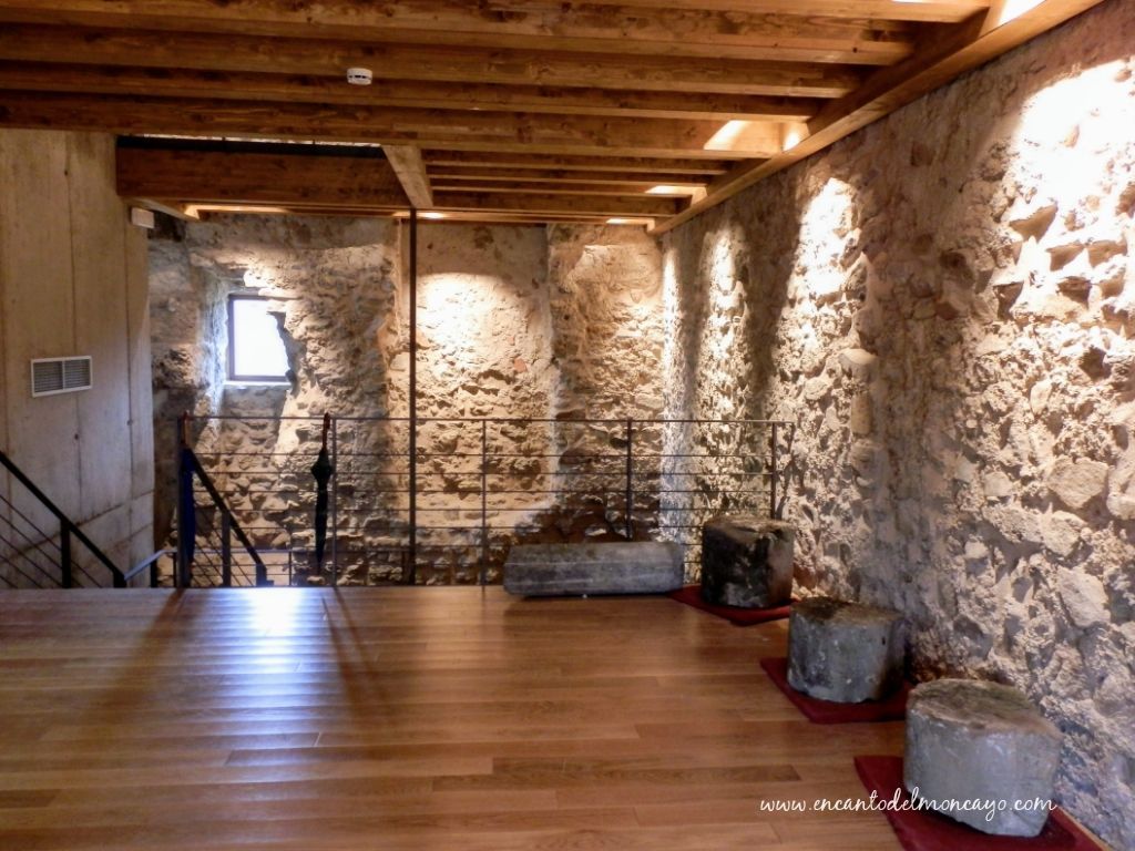 Interior del torreón de la mota en ágreda