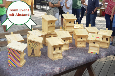 Insektenhotels, Tierschutz Social Event Handarbeit