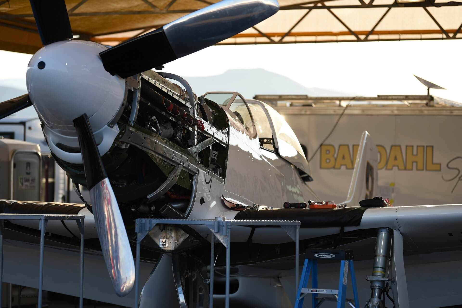 Fotograf Unternehmen Flugzeug Reno Air Races Bardahl