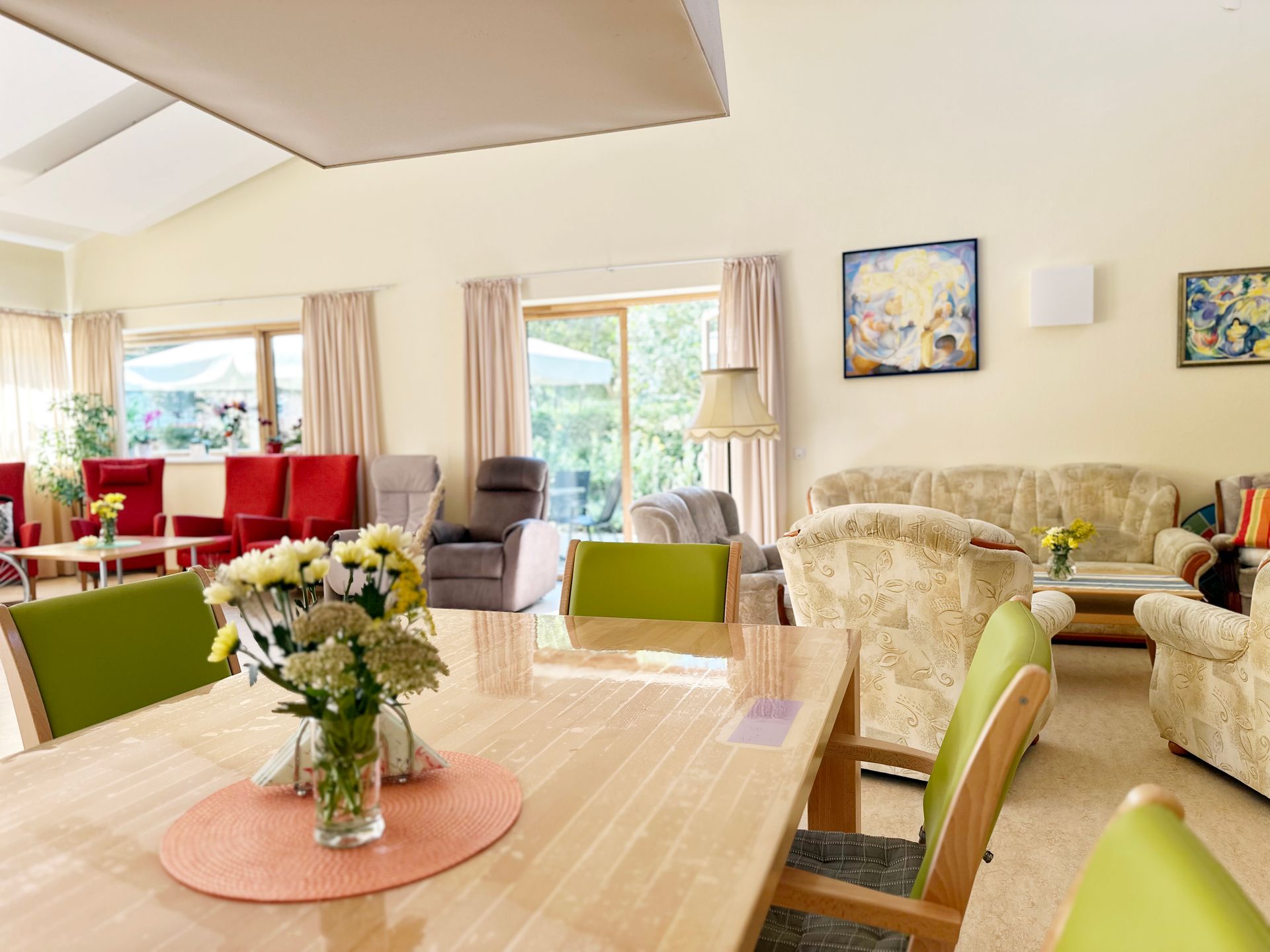 Demenz Wohngemeinschaft 1 hat gemütliche Plätze zum verweilen.