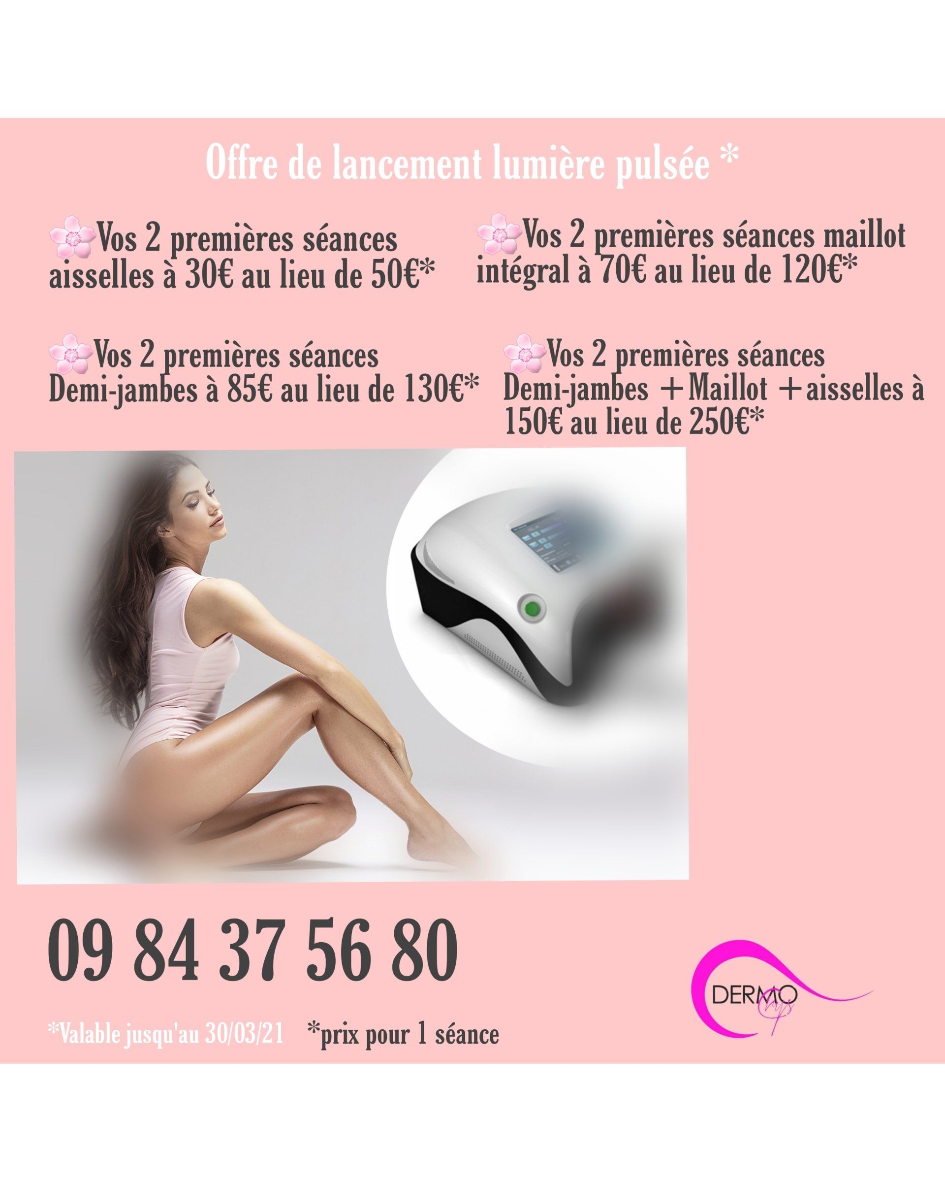 épilation définitive LUMERE PULSEE TOULON OLLIOULES LASER PAS CHER