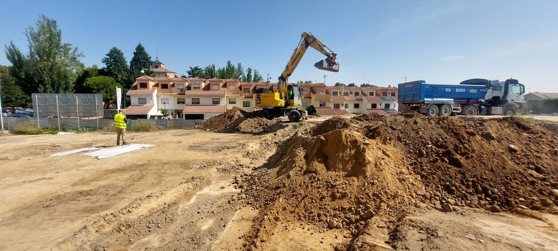 Seguimiento y control arqueolóico de movimiento de tierras en obra civil.