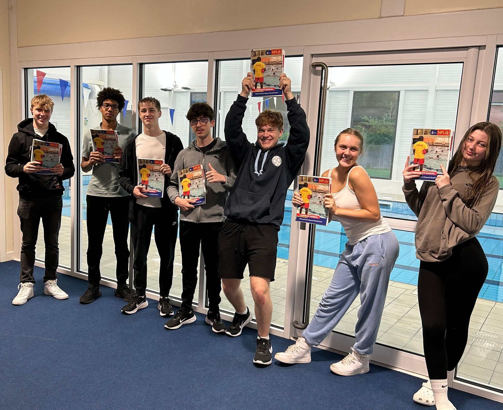 Lifeguard course group photo