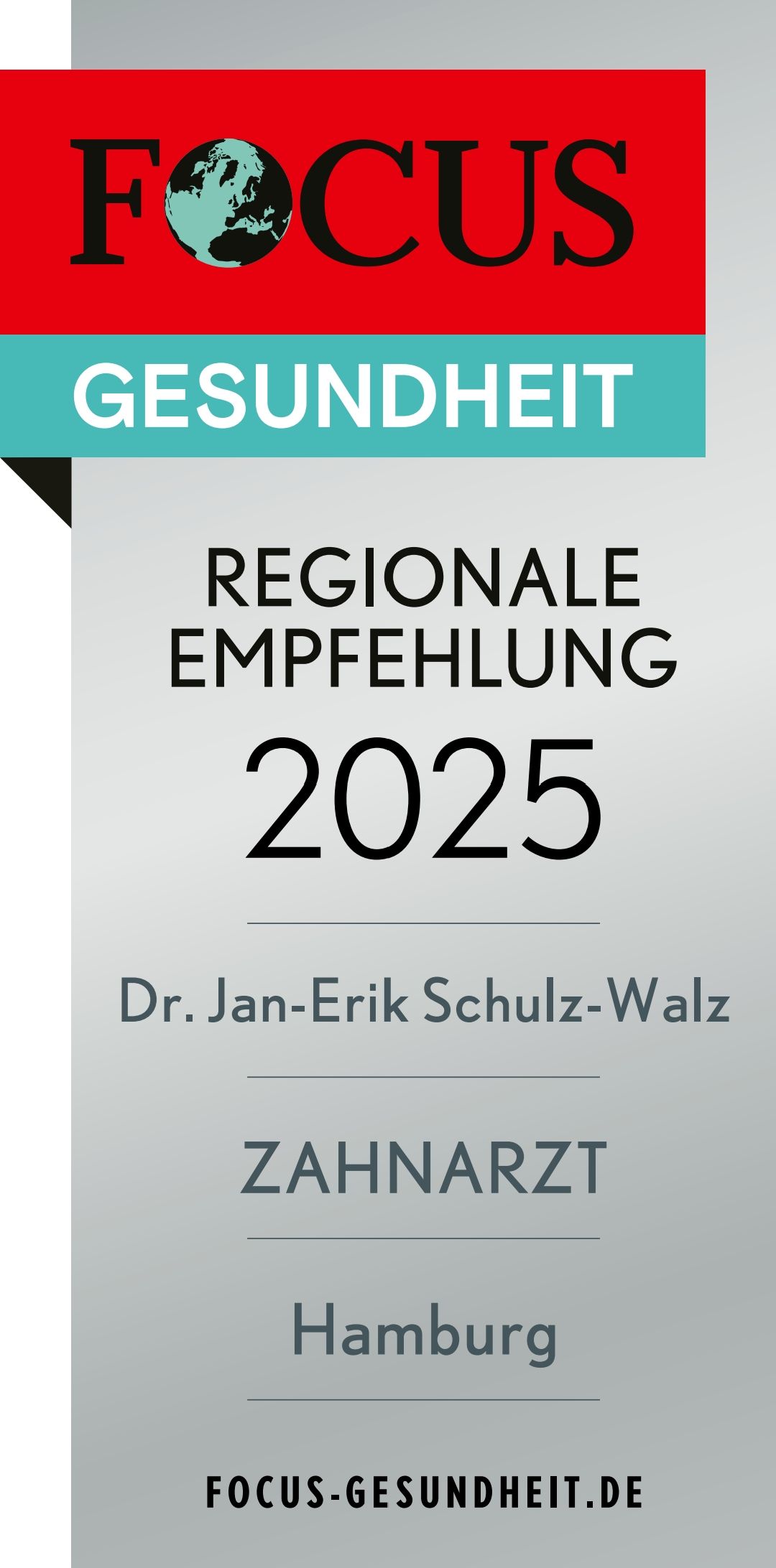 Focus Empfehlung Schulz-Walz FOCUS Empfehlung Dr. Schulz-Walz 2025