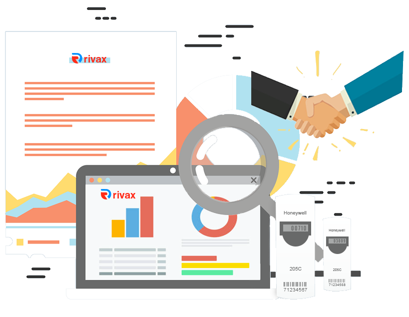 Illustrazione ripartitore analisi dati partner