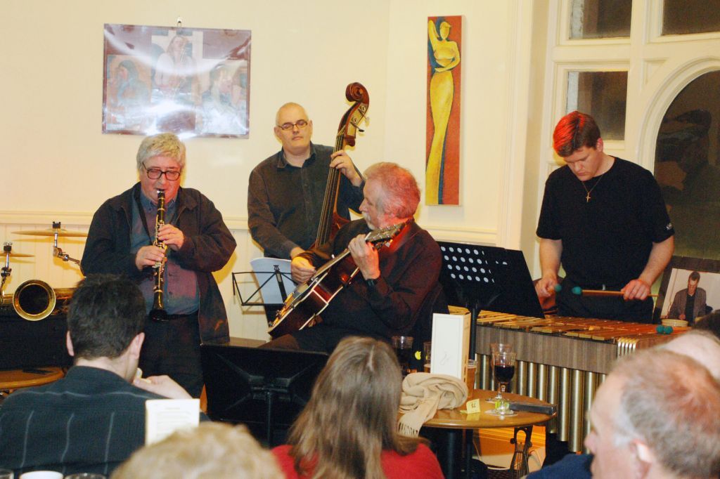 Roan Kearsey-Lawson with Tony Coe