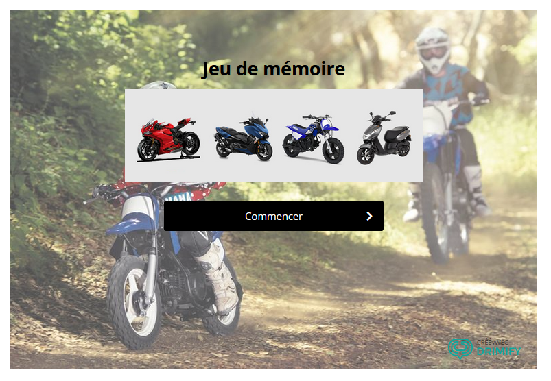 Peugeot Kisbee / Jeu de memoire Peugeot Kisbee / Jeu de memoire