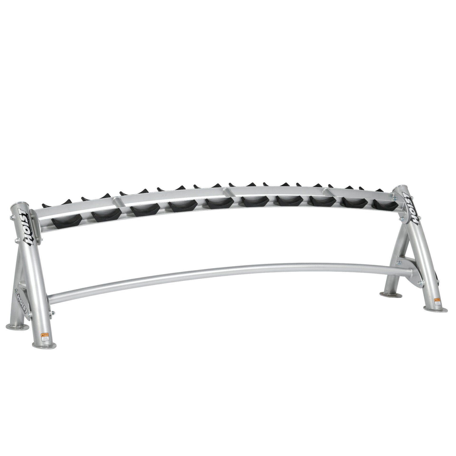 HOIST CF-3461-1 SINGLE TIER HORIZONTAL DUMBBELL RACK - From £1244 HOIST CF-3461-1 SINGLE TIER HORIZONTAL DUMBBELL RACK - From £1244