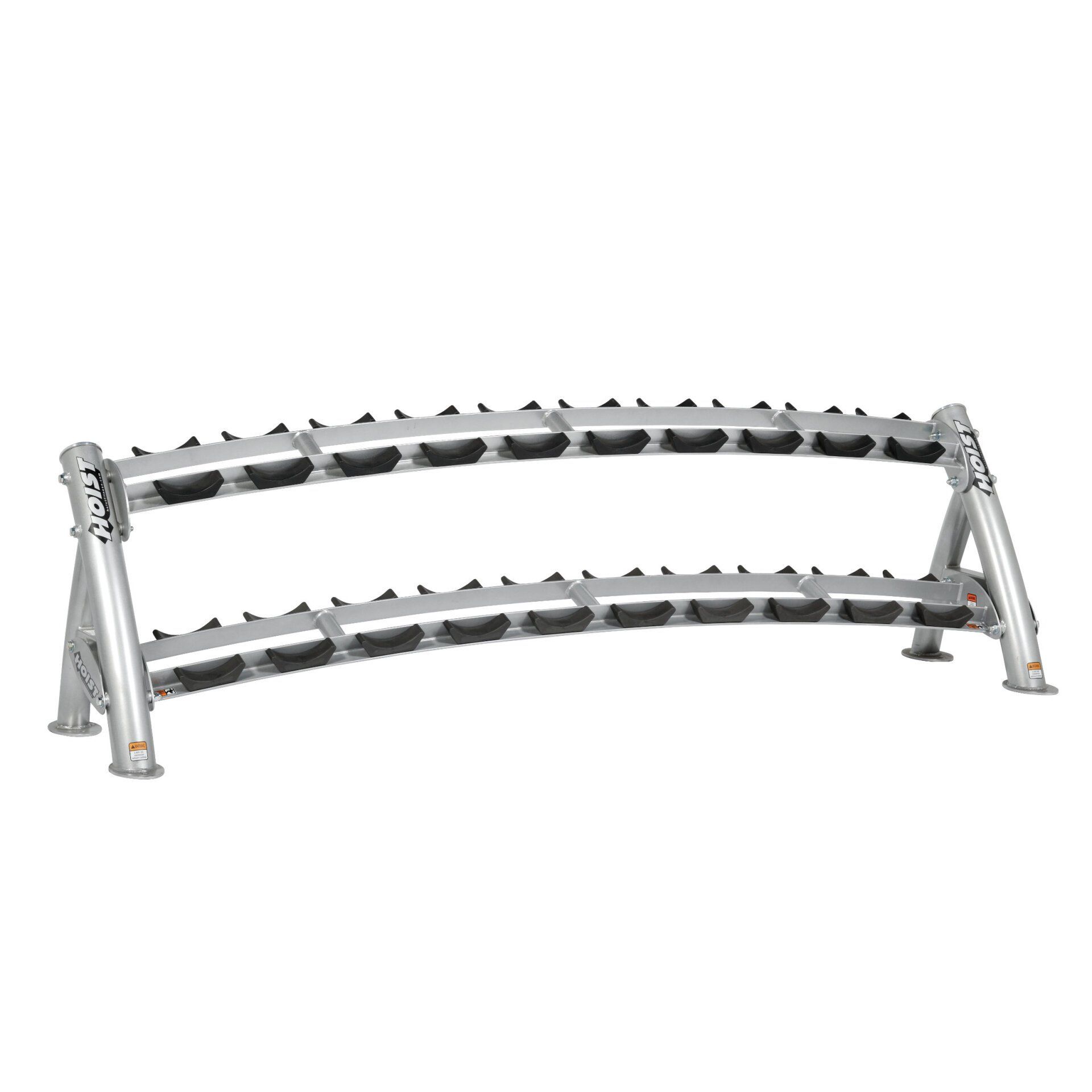 HOIST CF-3461-2 2-TIER HORIZONTAL DUMBBELL RACK - From £1385 HOIST CF-3461-2 2-TIER HORIZONTAL DUMBBELL RACK - From £1385