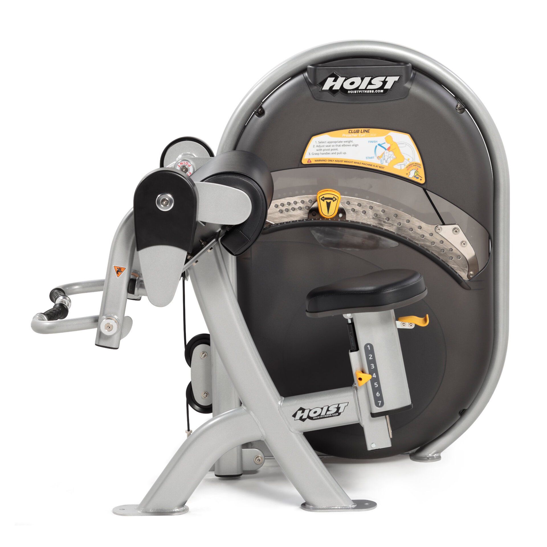 HOIST CL-3102 CLUB LINE PREACHER CURL - From £3740 HOIST CL-3102 CLUB LINE PREACHER CURL - From £3999